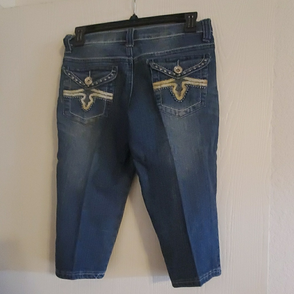Denim Capris - Picture 2 of 2